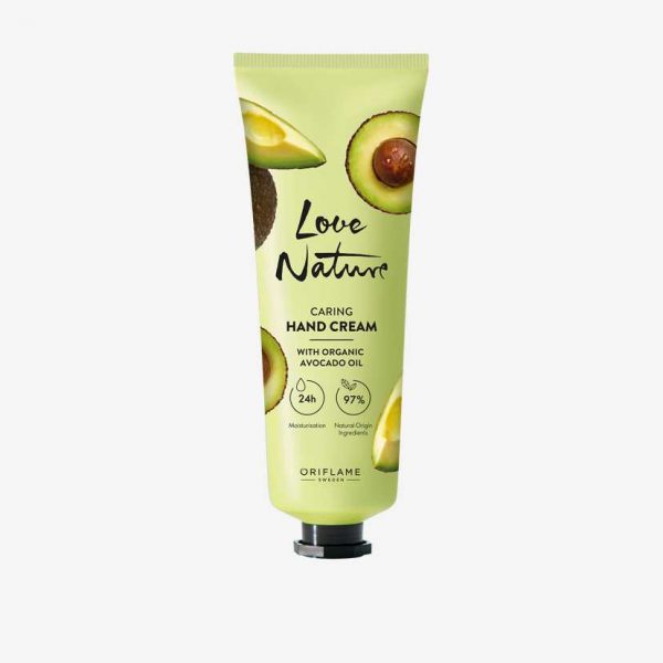 Creme Cuidado de Mãos com Óleo de Abacate Biológico Love Nature
